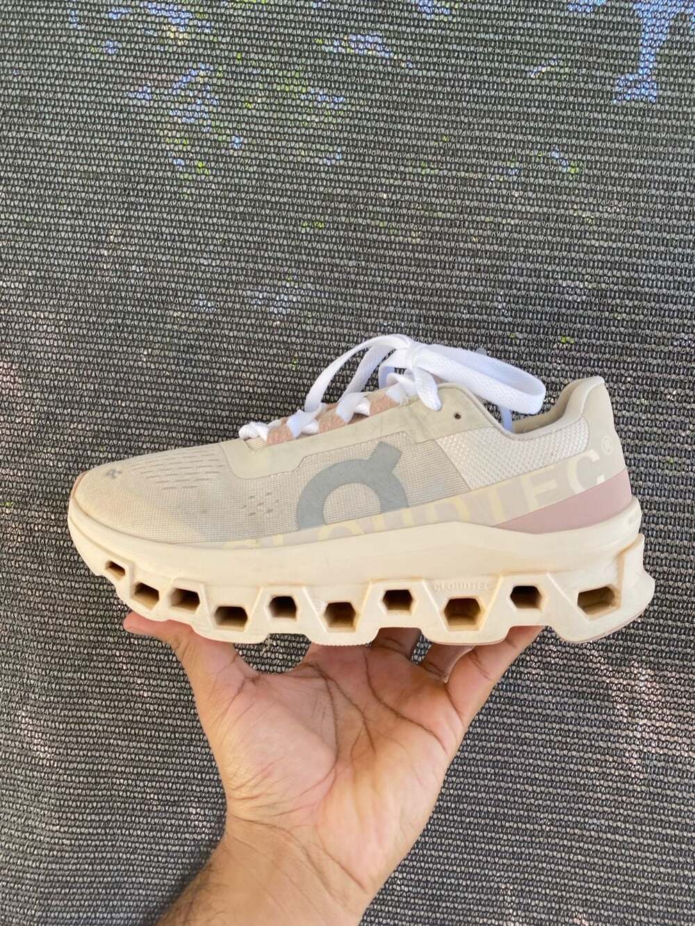 On Running Women's Cloudmonster Sneakers In Moon Fawn